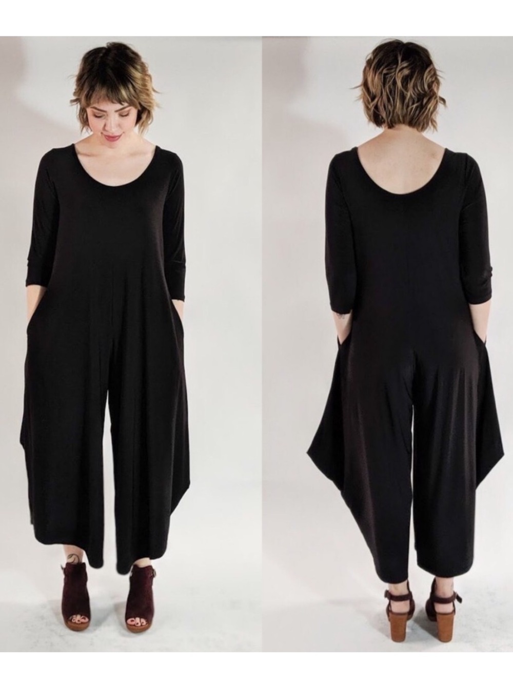Sun Kim Comfy USA Womens Armani Stretchy Jumpsuit